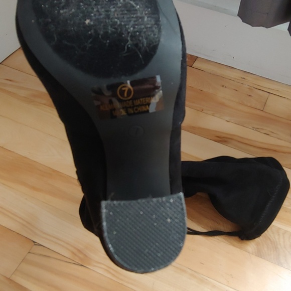 Black suede heels from lulus style so much yes - Picture 4 of 4